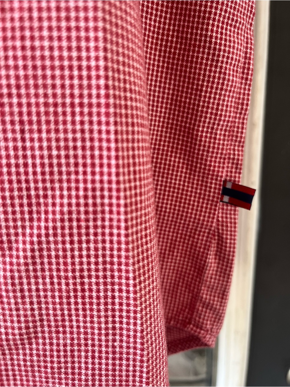 Men’s BB Classics red check shirt sleeve button down shirt - Picture 4 of 11